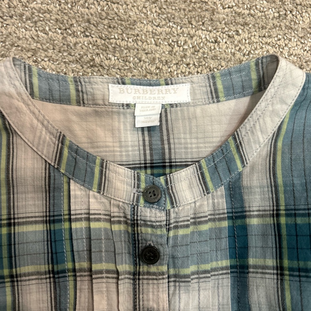 GIRL’S BURBERRY FLANNEL DRESS BRAND NEW